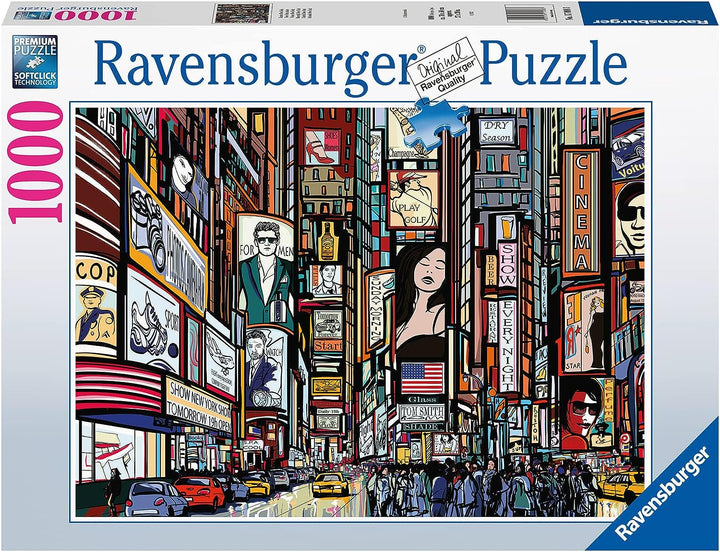 RAVENSBURGER PUZZLE 17088 Ravensburger Colourful New York 1000 Piece Jigsaw Puzzles for Adults and Kids