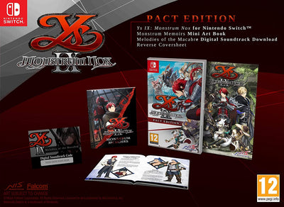 Ys Ix: Monstrum Nox Pact Edition - Nintendo Switch