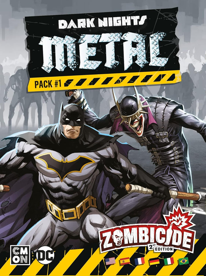 CMON Zombicide Dark Nights Metal Pack #1 | Set of Justice League Miniatures Comp