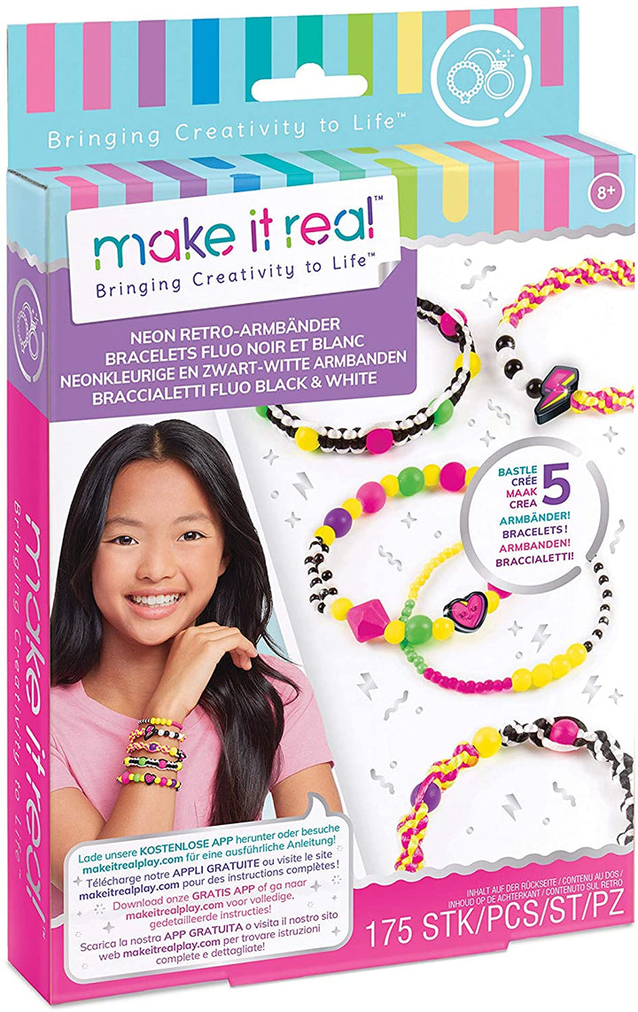 Make It Real 1209 Jewellery Making Sets for Children, Multi-Coloured