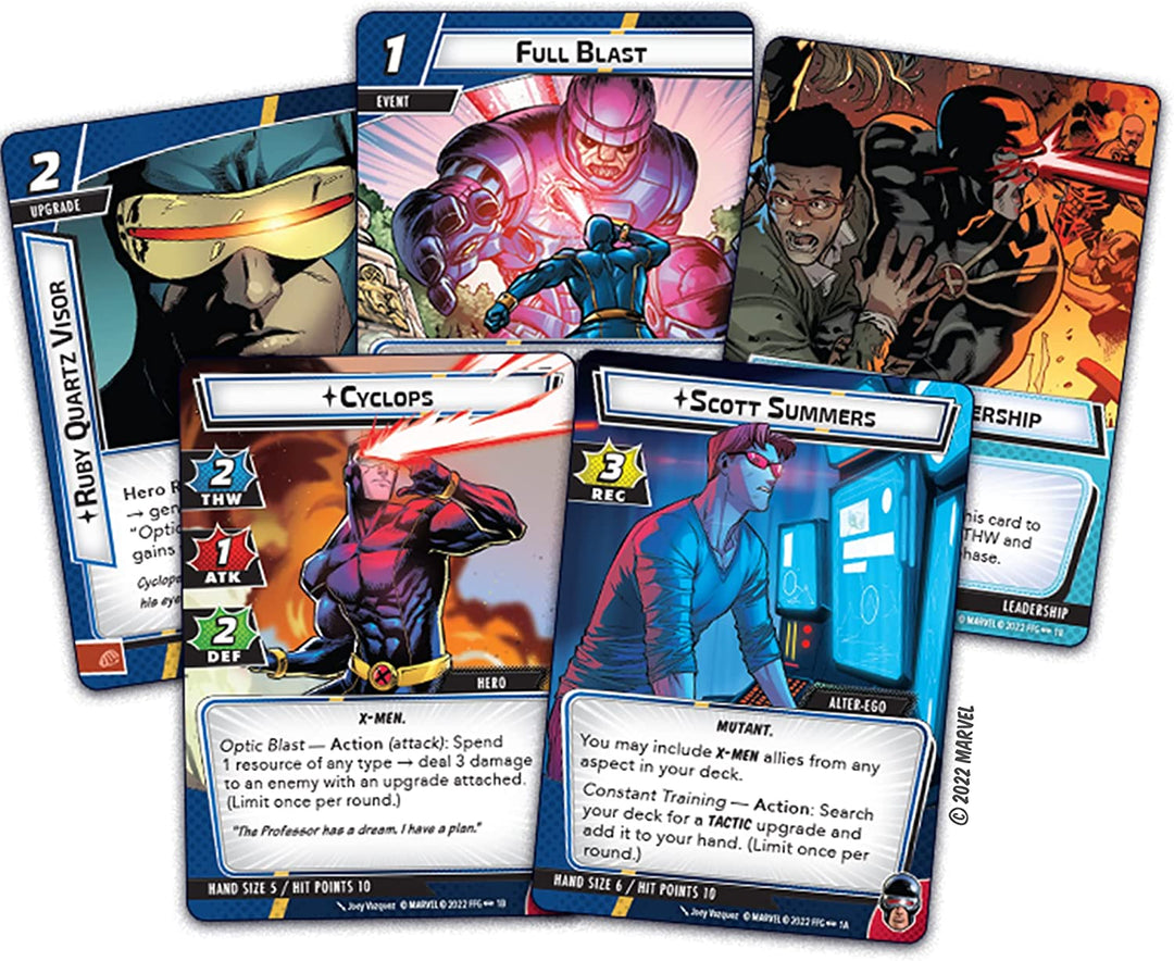 Fantasy Flight Games | Cyclops Hero Pack: Marvel Champions | Card Game | Ages 14