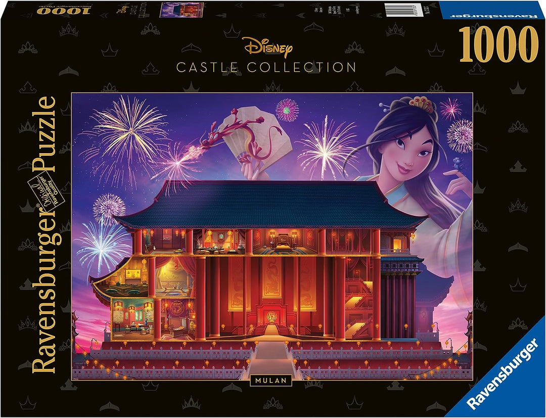 Ravensburger 17332 Disney Mulan Castles 1000 Piece Jigsaw Puzzle for Adults and Kids