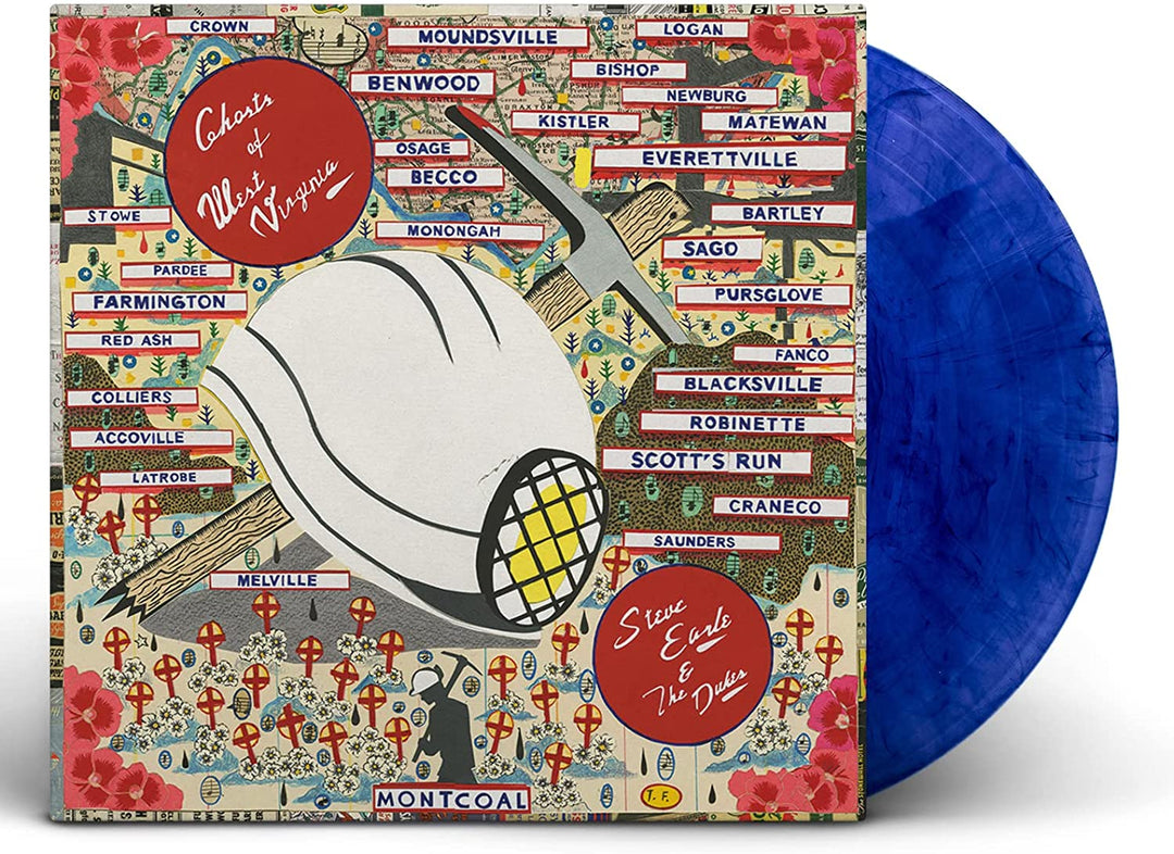 Steve Earle - Ghosts of West Virginia (Blue Black swirl Vinyl) [VINYL]