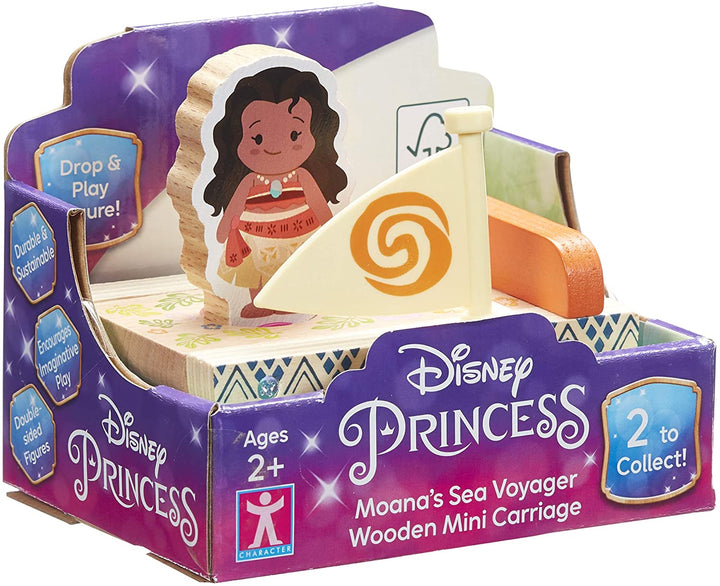 Disney Princess Wooden Mini Carriages-Styles Vary