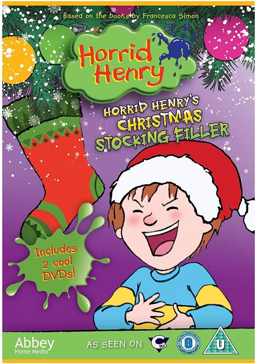 Horrid Henry's Christmas Stocking Filler - Delivers & Message and Christmas Underpants [DVD]
