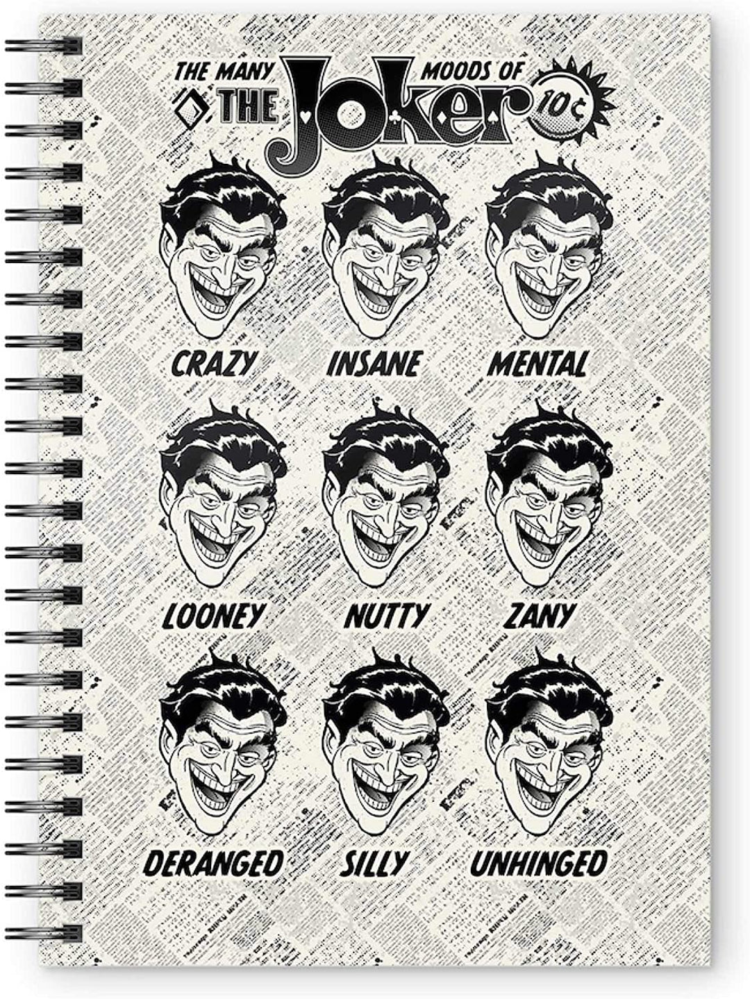 SD Toys A5 Notebook Joker DC Comics, Adults Unisex, Multicolor, 15x21