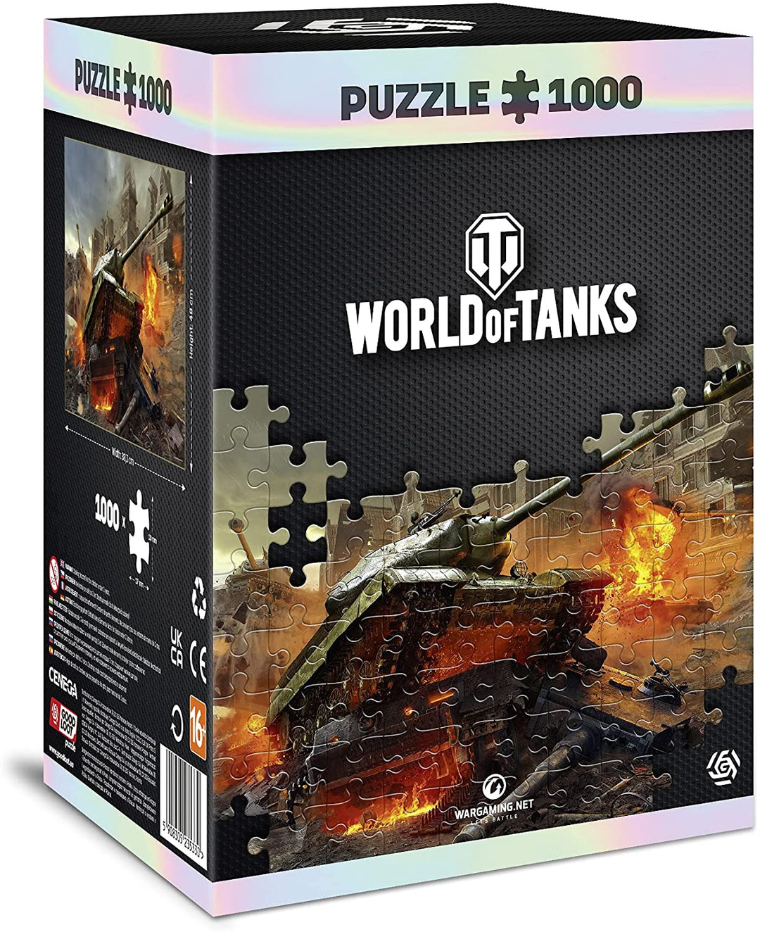 World of Tanks: New Frontiers | 1000 Piece Jigsaw Puzzle | includes Poster and B