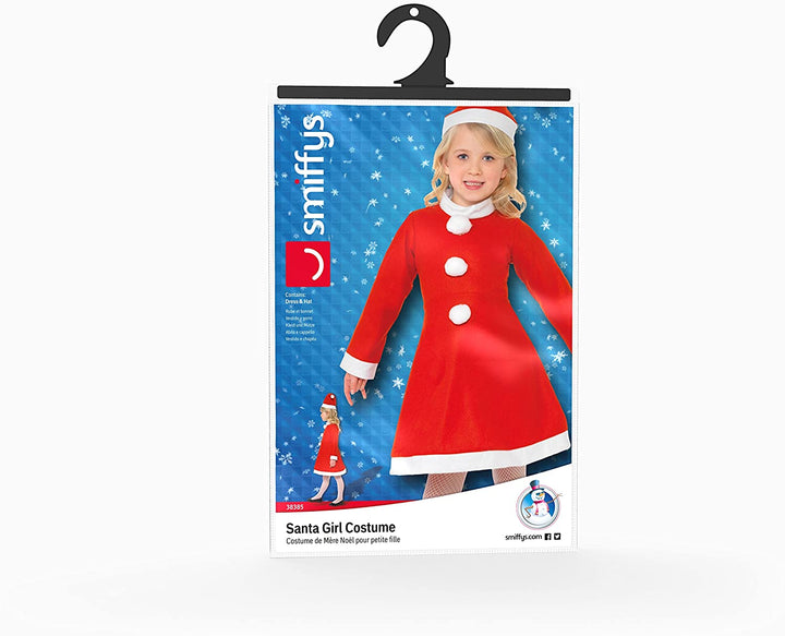 Smiffys Santa Girl Costume 4-6 years