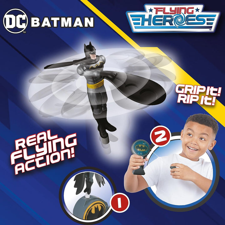 Flying Heroes 07979 DC Pull The Cord to Watch him Fly Action Hero Ideal Present for Boys