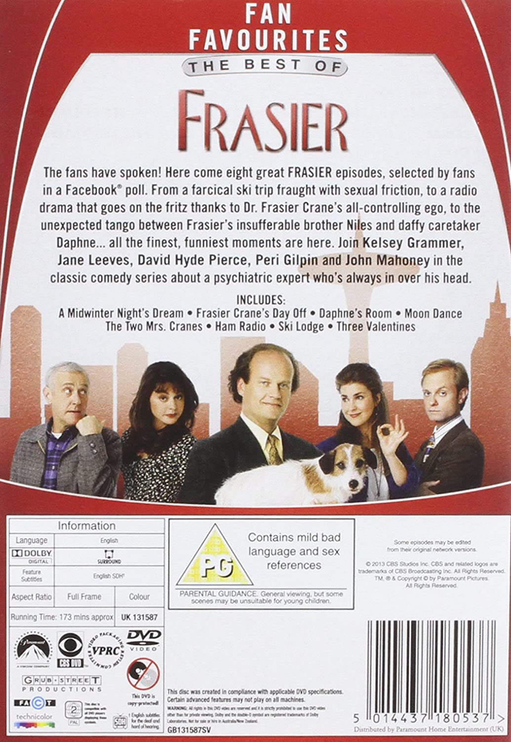 Frasier: The Best Of - Fan Favourites - Sitcom [DVD]