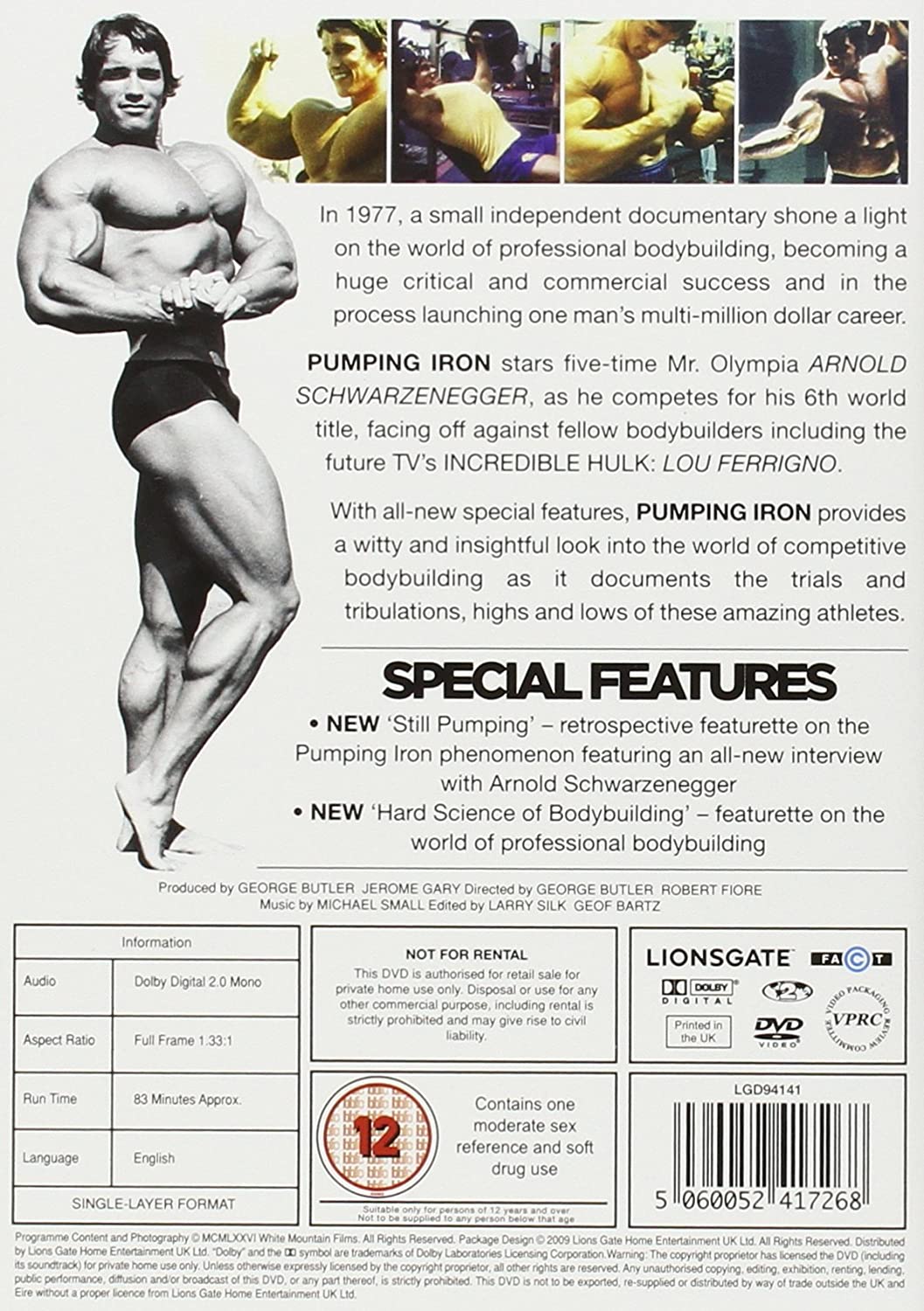 Pumping Iron [1977] - Documentary/Sport [DVD]