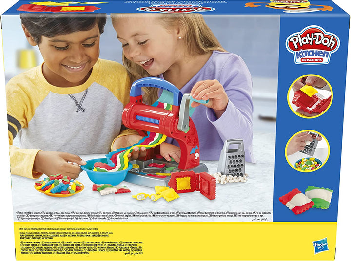Play-Doh Kitchen Creations Noodle Party Playset for Children Aged 3 and up with 5 Non-Toxic Colours