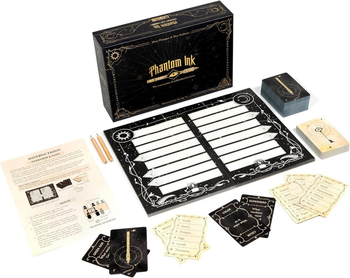 Phantom Ink Board Game - Word Deduction Party Game