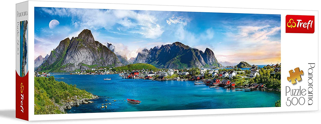 Trefl 916 29500, Norway EA 500 pieces, Panorama, Premium Quality, for adults and children from 10 years of age 500pcs