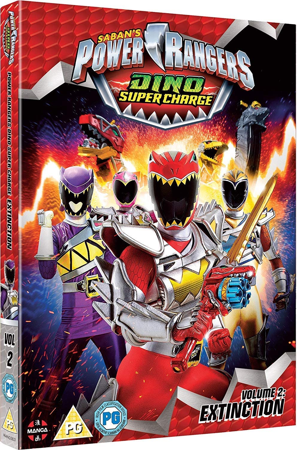 Power Rangers Dino Super Charge: Vol 2 - Extinction (Episodes 11-20) [DVD]
