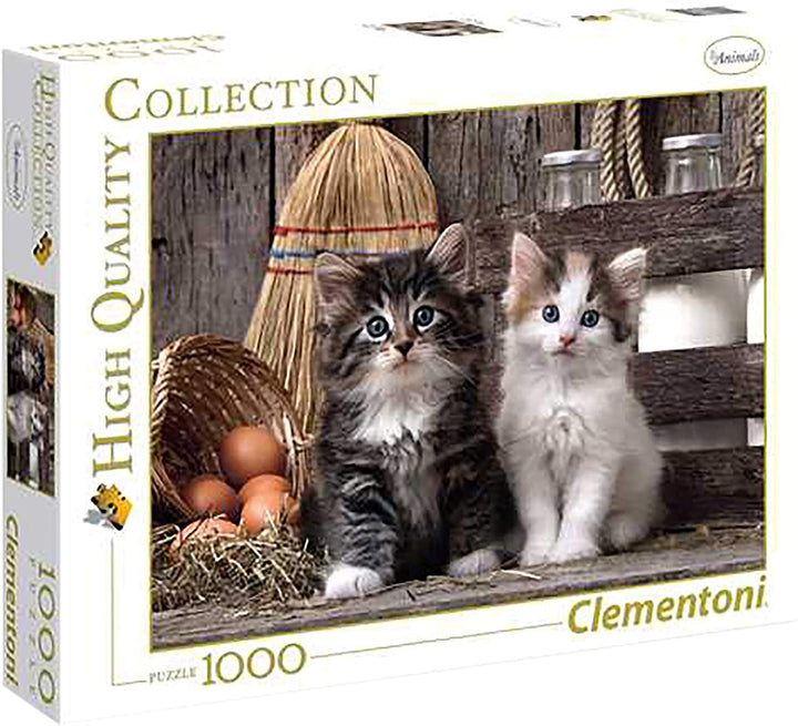 Clementoni - 39340 - Collection Puzzle for Children and Adults - Lovely Kittens - 1000 Pieces