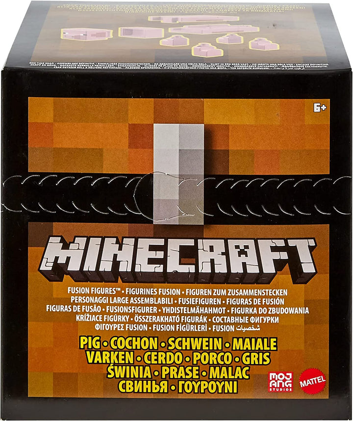 Minecraft Fusion Figures Craft-a-Figure Set, Build Your Own Minecraft Characters to Play With, Trade and Collect, Toys for Kids Ages 6 Years and Older