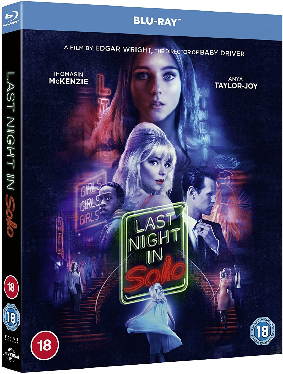 Last Night In Soho  [2021] [Region Free] - Horror/Drama [Blu-ray]