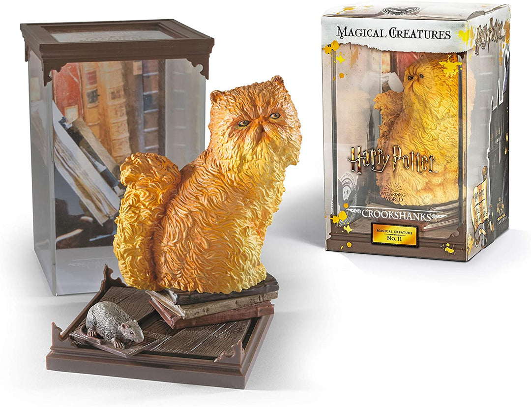 The Noble Collection Harry Potter Magical Creatures #11 - Crookshanks - Hand-Painted 7in (18.5cm) Harry Potter Toys Collectable Figures - For Kids & Adults
