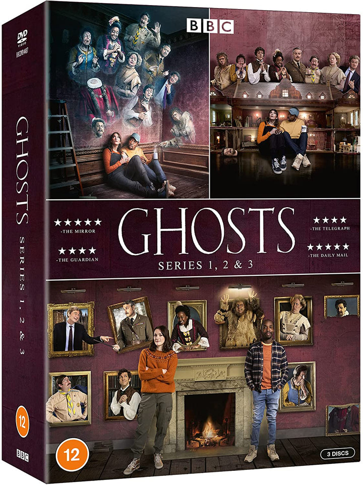 Ghosts - Series 1-3 [2021] - Sitcom [DVD]