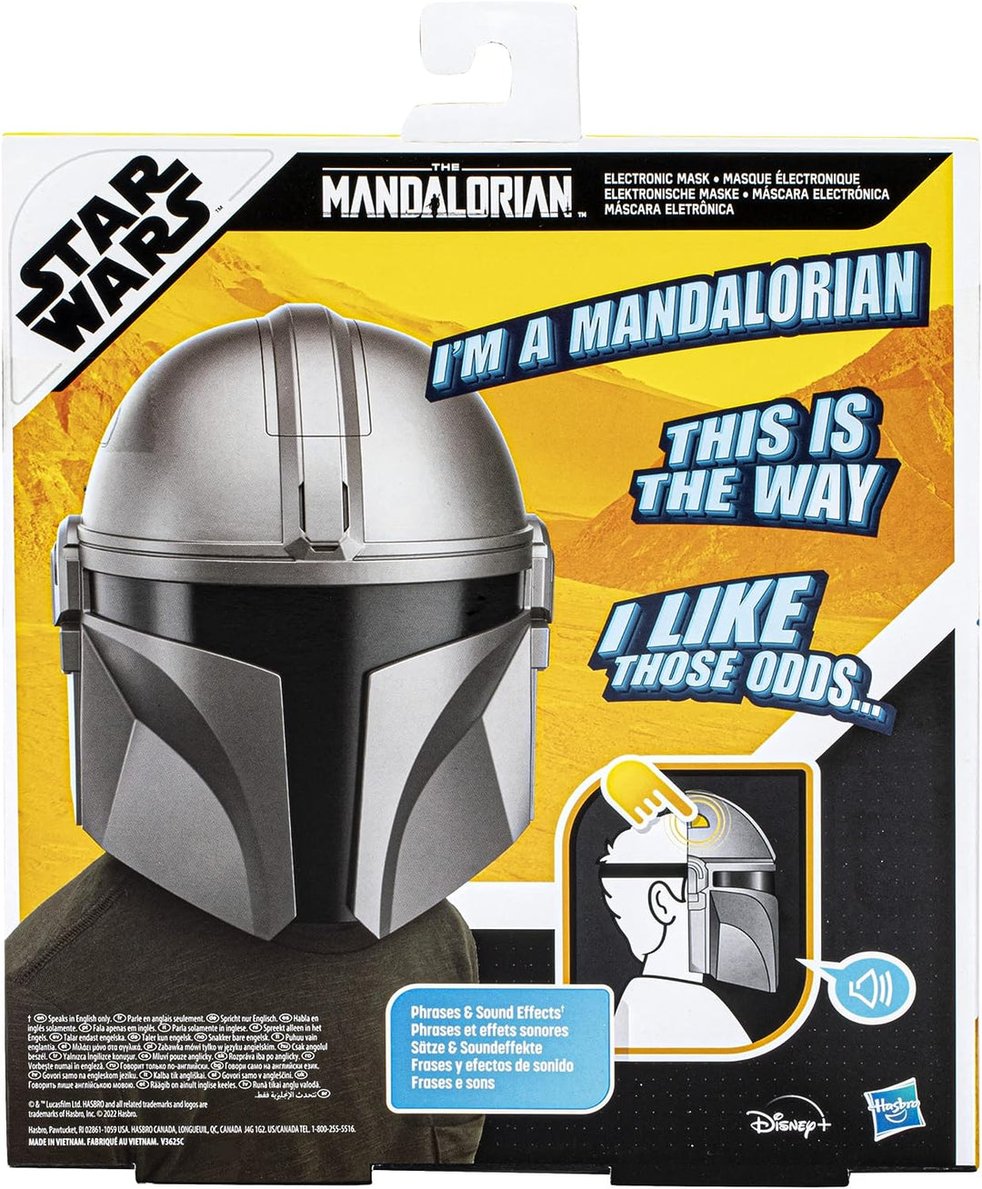 Star Wars Toys The Mandalorian Electronic Mask, Kids Roleplay Toys