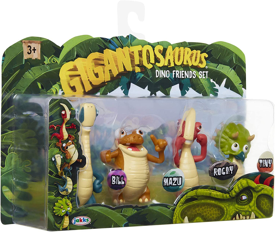 Gigantosaurus 98617-4L Character Figures 4 Pack with Articulated Arms & Tails