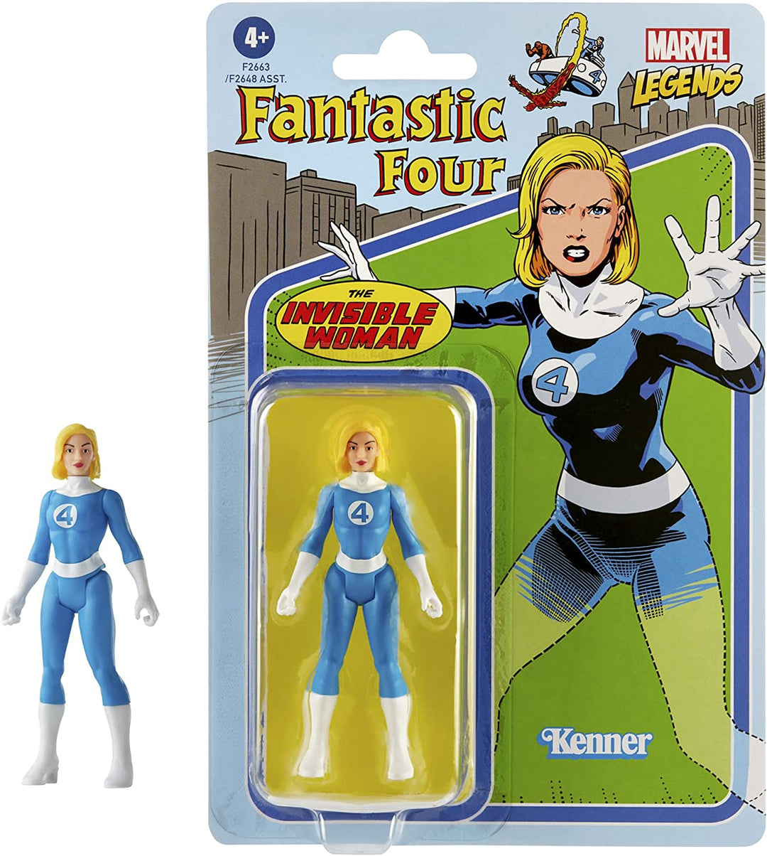Hasbro Marvel Legends Series 3.75-inch Retro Collection Invisible Woman Action Figure Toy