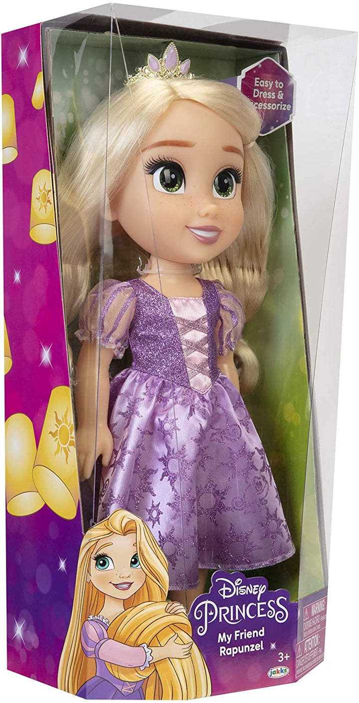 Disney Princess My Friend Rapunzel Doll 14" Tall Includes Removable Outfit and Tiara