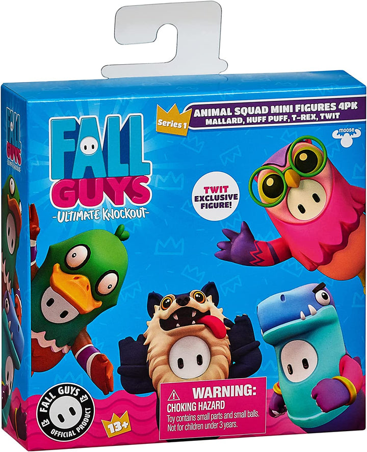 Fall Guys Animal Squad Mini Figures 4 Pack