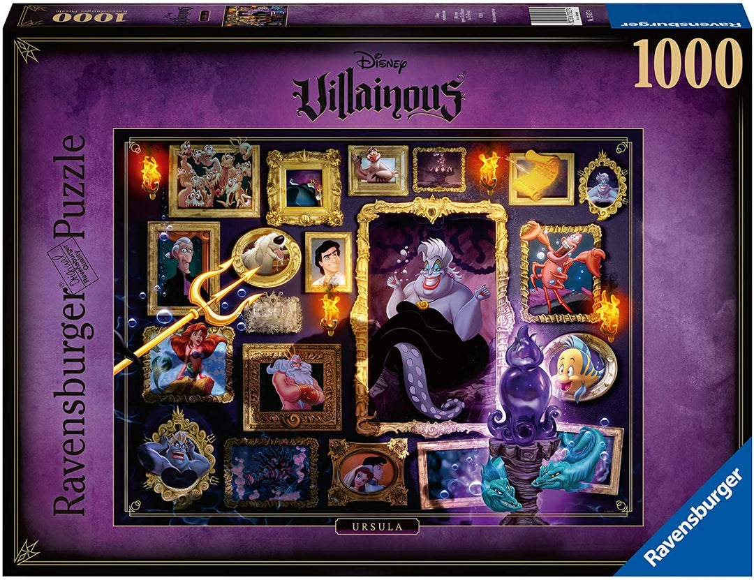 Ravensburger Disney Villainous Ursula 1000 Piece Jigsaw Puzzle For Adults