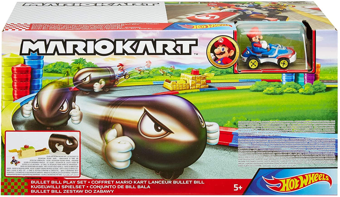 Hot Wheels GKY54 Mario Kart Bullet Bill Play Set