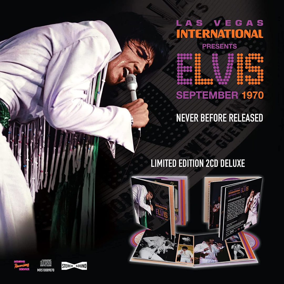 Elvis Presley - Las Vegas International Presents Elvis – September 1970 (Deluxe Digi book) [Audio CD]