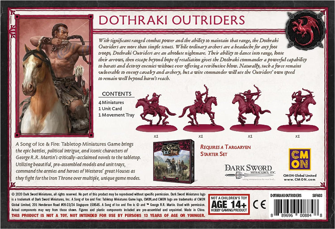 Ein Lied von Eis und Feuer Tabletop Miniatures Dothraki Outriders Unit Box | Strateg