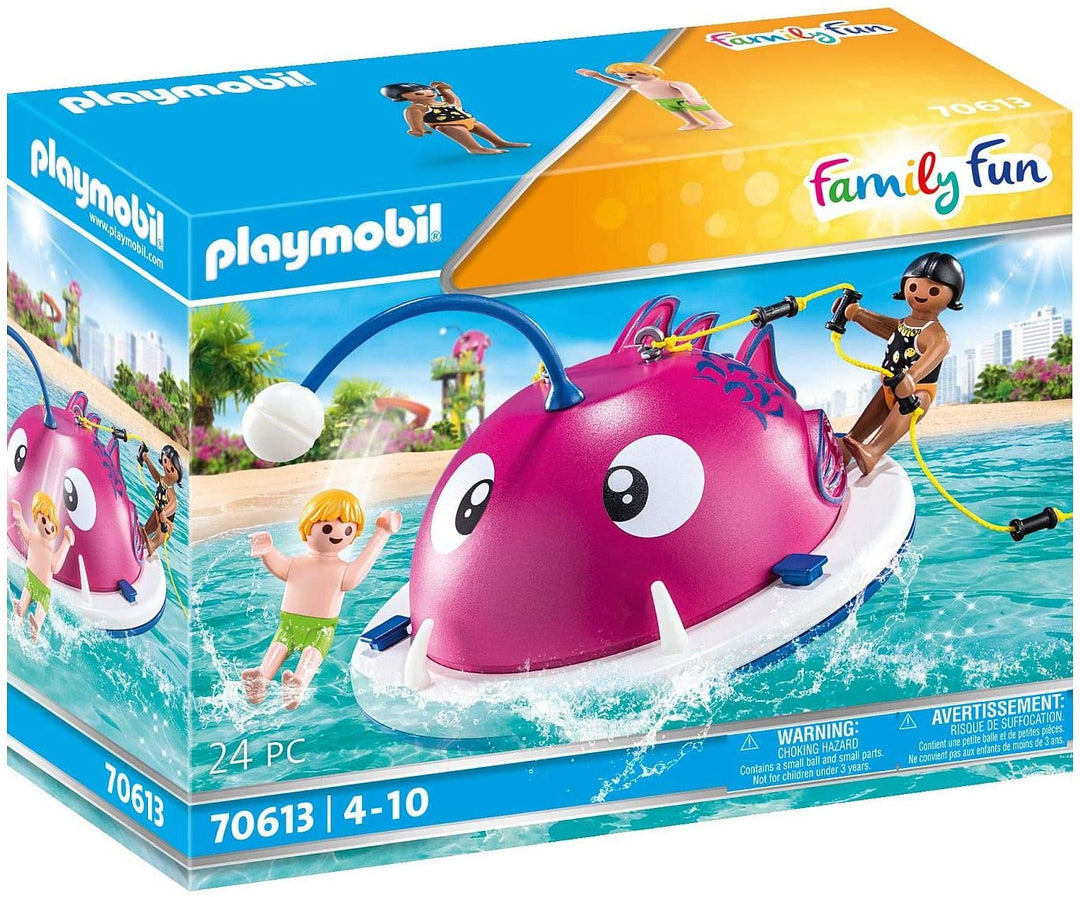PLAYMOBIL Family Fun 70613 Swimming Island, Floats on Water, For ages 4+