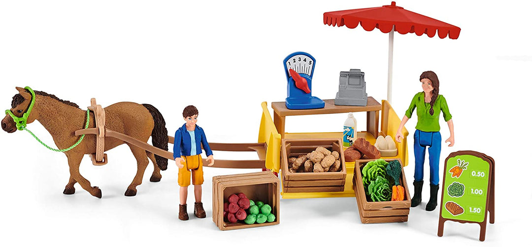 Schleich 42528 Farm World Sunny Day Mobile Farm Stand