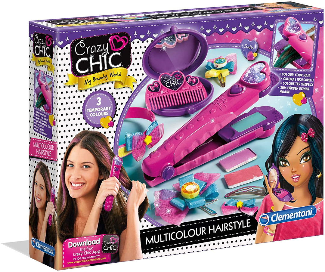 Clementoni 15225 Crazy Chic Hair Straightener for children