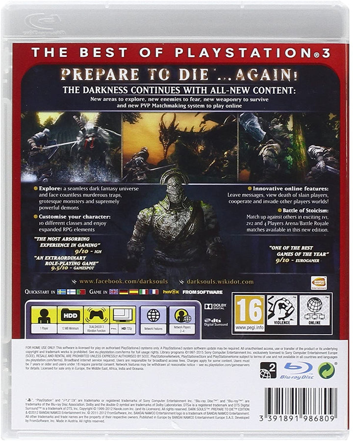 Dark Souls Prepare to Die Essentials (PS3)