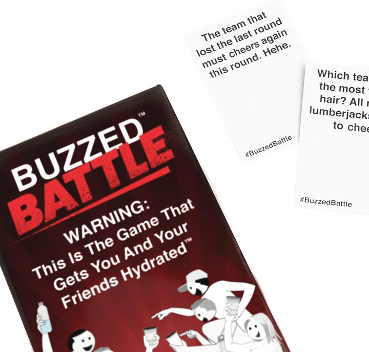 Buzzed Battle - The Hilarious Team Party Game That Will Get You & Your Friends H
