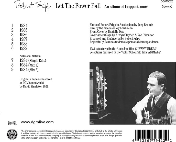Robert Fripp - Let The Power Fall [Audio CD]