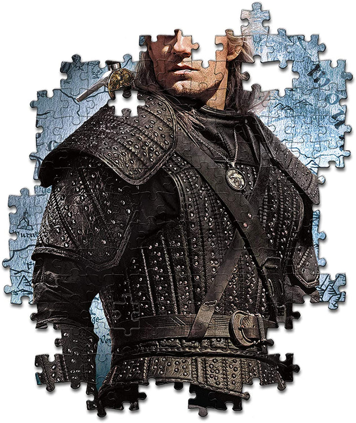 Clementoni - 35092 - Jigsaw Puzzle The Witcher - Made In Italy - Jigsaw Puzzle For Adult 500 Pieces