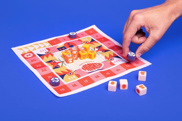 Keymaster Games Chicken! A Fast paced dice Game for Fun for Kids and Adults