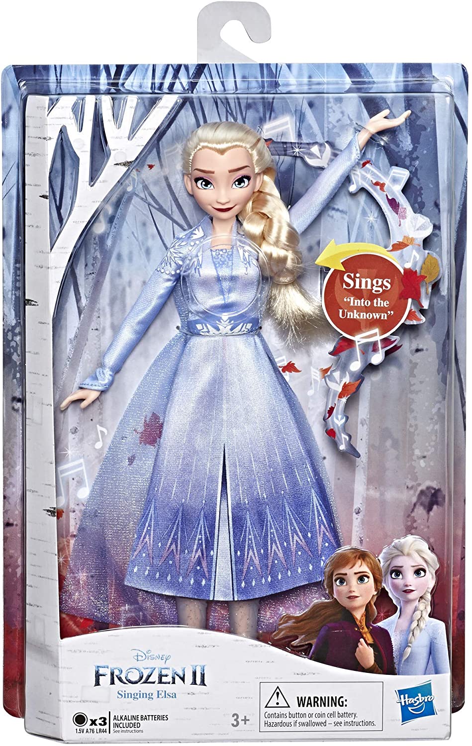 Frozen Singing Elsa Fashion Doll with Music Wearing Blue Dress