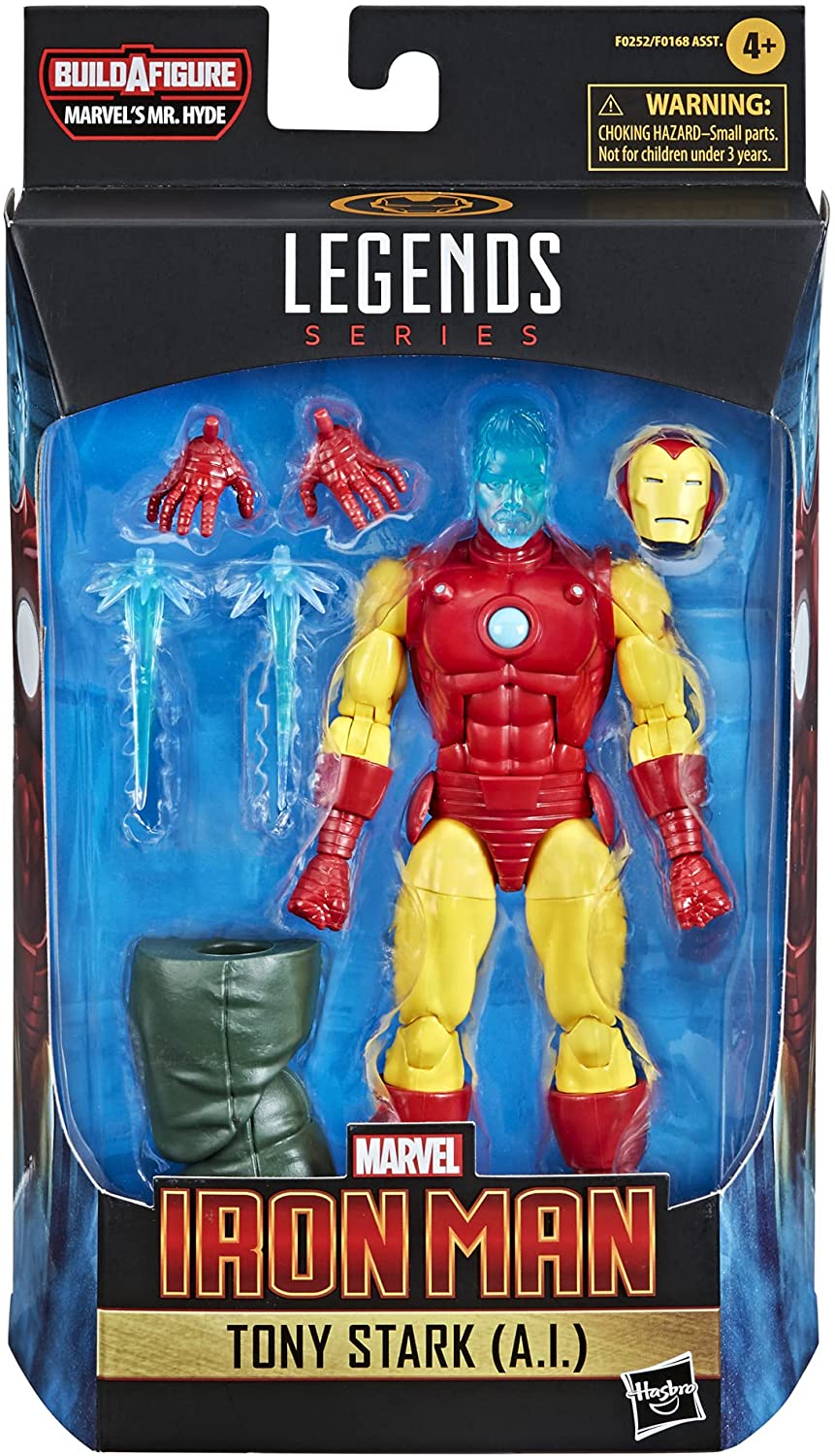 Hasbro Marvel Legends Series 15-cm Collectible Tony Stark (A.I.) Action Figure Toy for Ages 4 and Up F0252
