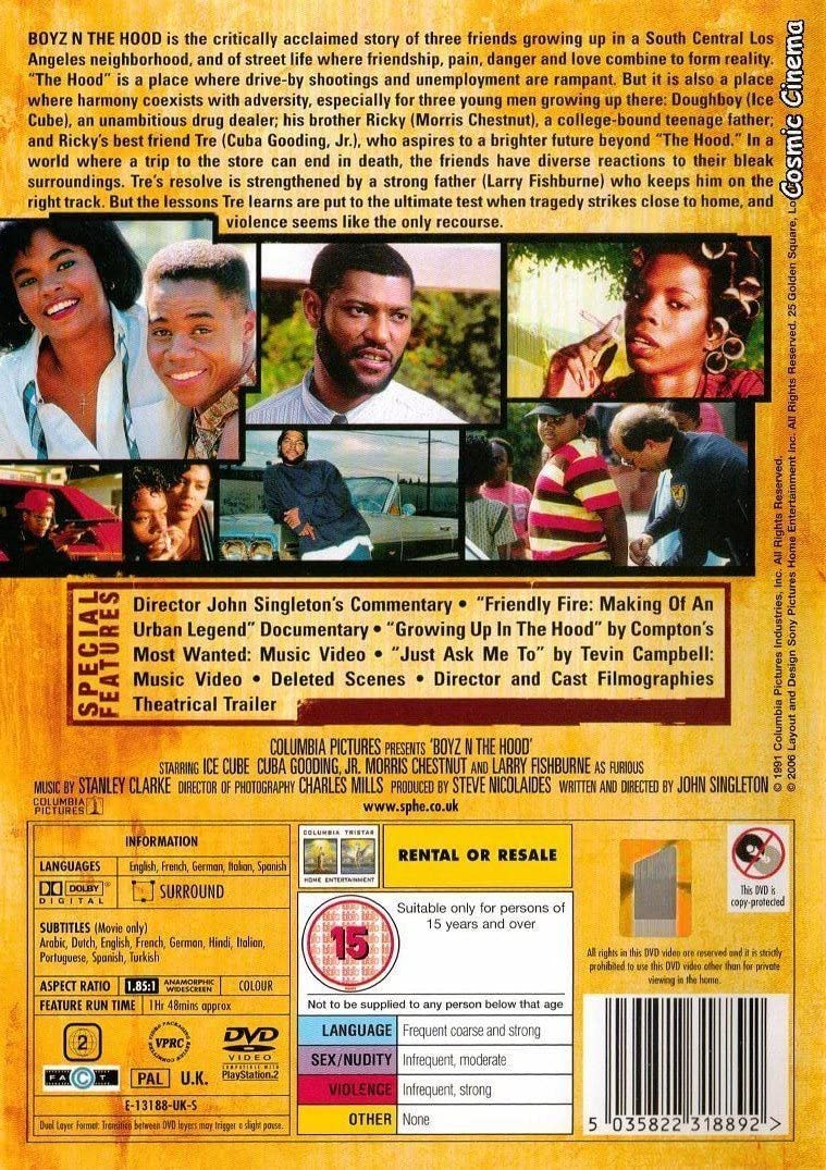 Boyz 'N The Hood [1991] [DVD]