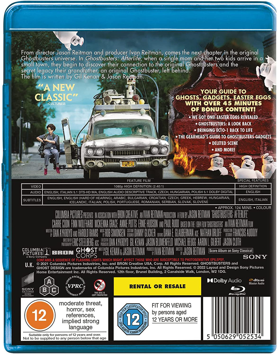 Ghostbusters: Afterlife [2021] - Comedy/Fantasy [Blu-ray]