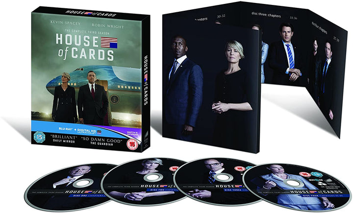 House of Cards – Season 3 [Region Free] - Drama [Blu-Ray]