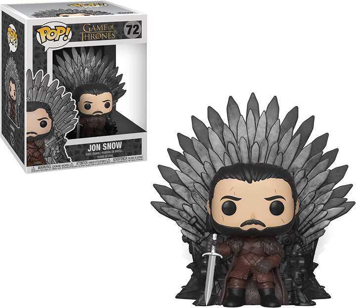 Deluxe: Spiel S10: Jon Snow sitzt auf dem Eisernen Thron Funko 37791 Pop! Vinyl Nr. 72