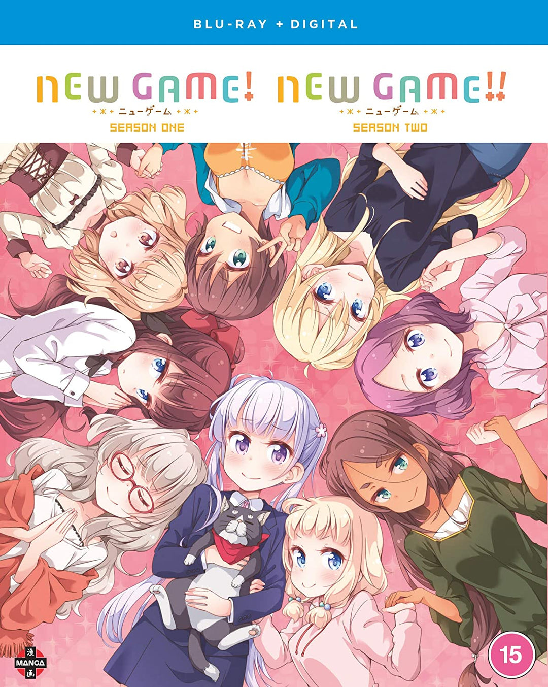 NEW GAME! + NEW GAME!! - Seasons 1 and 2 Free [Blu-ray]