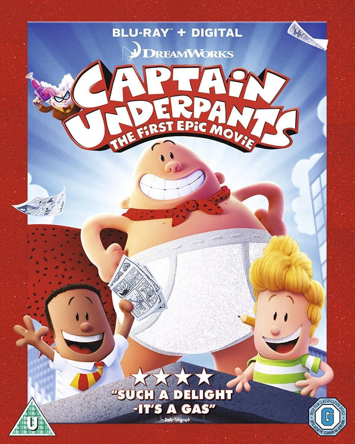 Captain Underpants: The First Epic Movie [2017] [Blu-ray]