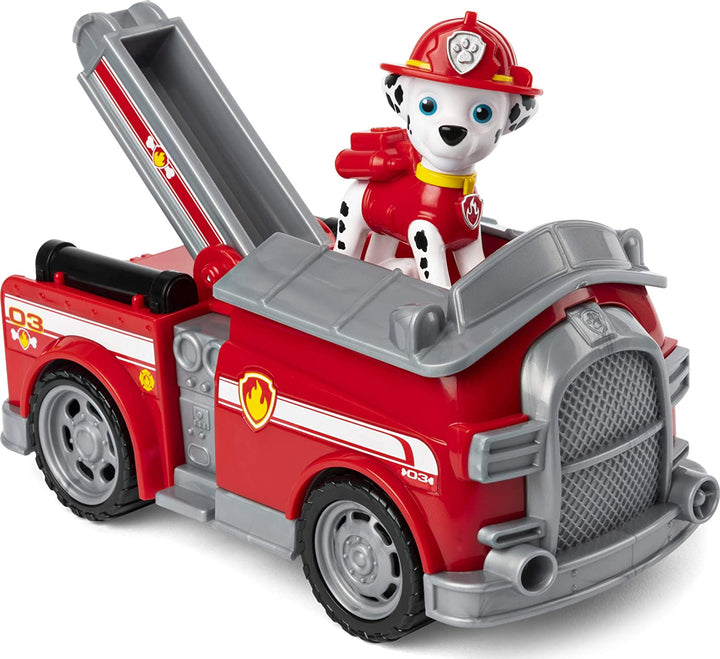 PAW Patrol 6054135 Marshall’s Fire Engine Vehicle with Collectible Figure
